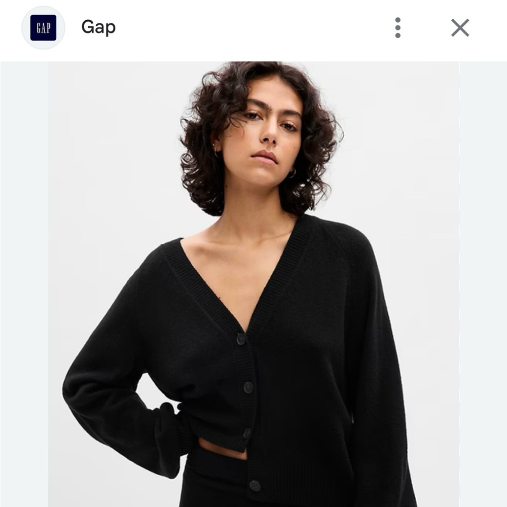 Gap CashSoft Balloon Sleeve Cardigan